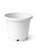 10 Inch White Nursery Pot